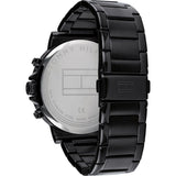Buy Shop Tommy Hilfiger Daniel Black Dial Black Steel Strap Watch for Men - 1710383 USA Online