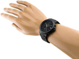 Buy Shop Tommy Hilfiger Daniel Black Dial Black Steel Strap Watch for Men - 1710414 USA Online