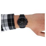 Buy Shop Tommy Hilfiger Daniel Black Dial Black Steel Strap Watch for Men - 1710414 USA Online