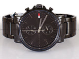 Buy Shop Tommy Hilfiger Daniel Black Dial Black Steel Strap Watch for Men - 1710414 USA Online