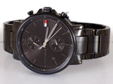Buy Shop Tommy Hilfiger Daniel Black Dial Black Steel Strap Watch for Men - 1710414 USA Online
