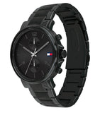 Buy Shop Tommy Hilfiger Daniel Black Dial Black Steel Strap Watch for Men - 1710414 USA Online