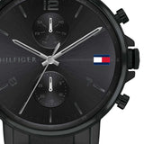 Buy Shop Tommy Hilfiger Daniel Black Dial Black Steel Strap Watch for Men - 1710414 USA Online
