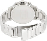 Buy Shop Tommy Hilfiger Daniel Black Dial Silver Steel Strap Watch for Men - 1710413 USA Online