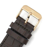 Buy Shop Tommy Hilfiger Daniel Blue Dial Brown Leather Strap Watch for Men - 1710418 USA Online