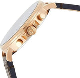 Buy Shop Tommy Hilfiger Daniel Blue Dial Brown Leather Strap Watch for Men - 1710418 USA Online