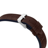 Buy Shop Tommy Hilfiger Daniel Grey Dial Brown Leather Strap Watch for Men - 1710416 USA Online