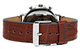 Buy Shop Tommy Hilfiger Daniel Grey Dial Brown Leather Strap Watch for Men - 1710416 USA Online