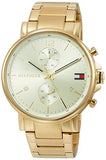 Buy Shop Tommy Hilfiger Daniel White Dial Gold Steel Strap Watch for Men - 1710415 USA Online