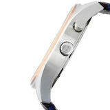 Buy Shop Tommy Hilfiger Deacan Blue Dial Brown Leather Strap Watch for Men - 1791549 USA Online