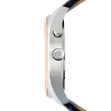 Buy Shop Tommy Hilfiger Deacan Blue Dial Brown Leather Strap Watch for Men - 1791549 USA Online