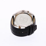 Buy Shop Tommy Hilfiger Deacan Grey Dial Black Leather Strap Watch for Men - 1791548 USA Online