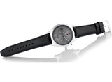 Buy Shop Tommy Hilfiger Deacan Grey Dial Black Leather Strap Watch for Men - 1791548 USA Online