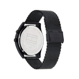 Buy Shop Tommy Hilfiger Deacon Analog Black Dial Black Mesh Bracelet Watch for Men - 1791547 USA Online