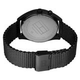 Buy Shop Tommy Hilfiger Deacon Analog Black Dial Black Mesh Bracelet Watch for Men - 1791547 USA Online
