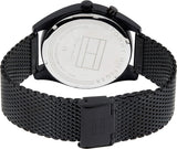 Buy Shop Tommy Hilfiger Deacon Analog Black Dial Black Mesh Bracelet Watch for Men - 1791547 USA Online
