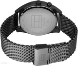Buy Shop Tommy Hilfiger Deacon Multifunction Black Dial Black Mesh Bracelet Watch for Men - 1791546 USA Online