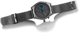 Buy Shop Tommy Hilfiger Deacon Multifunction Black Dial Black Mesh Bracelet Watch for Men - 1791546 USA Online