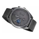 Buy Shop Tommy Hilfiger Deacon Multifunction Black Dial Black Mesh Bracelet Watch for Men - 1791546 USA Online