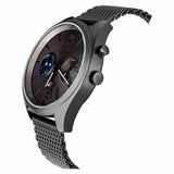 Buy Shop Tommy Hilfiger Deacon Multifunction Black Dial Black Mesh Bracelet Watch for Men - 1791546 USA Online