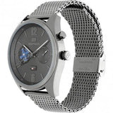 Buy Shop Tommy Hilfiger Deacon Multifunction Black Dial Black Mesh Bracelet Watch for Men - 1791546 USA Online
