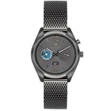 Buy Shop Tommy Hilfiger Deacon Multifunction Black Dial Black Mesh Bracelet Watch for Men - 1791546 USA Online