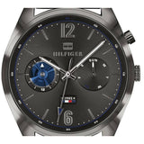 Buy Shop Tommy Hilfiger Deacon Multifunction Black Dial Black Mesh Bracelet Watch for Men - 1791546 USA Online