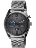 Buy Shop Tommy Hilfiger Deacon Multifunction Black Dial Black Mesh Bracelet Watch for Men - 1791546 USA Online