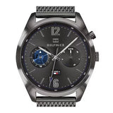 Buy Shop Tommy Hilfiger Deacon Multifunction Black Dial Black Mesh Bracelet Watch for Men - 1791546 USA Online
