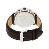 Buy Shop Tommy Hilfiger Deacon White Dial Brown Leather Strap Watch for Men - 1791550 USA Online