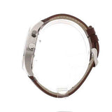 Buy Shop Tommy Hilfiger Deacon White Dial Brown Leather Strap Watch for Men - 1791550 USA Online