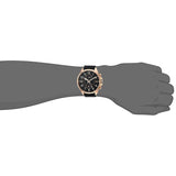 Buy Shop Tommy Hilfiger Dean Chronograph Quartz Black Dial Black Leather Strap Watch for Men - 1791273 USA Online
