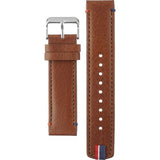 Buy Shop Tommy Hilfiger Dean Quartz Multifunction White Dial Brown Leather Strap Watch for Men - 1791274 USA Online