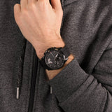Buy Shop Tommy Hilfiger Decker Black Dial Black Rubber Strap Watch for Men - 1791352 USA Online