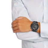 Buy Shop Tommy Hilfiger Decker Black Dial Black Rubber Strap Watch for Men - 1791352 USA Online