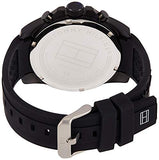 Buy Shop Tommy Hilfiger Decker Black Dial Black Rubber Strap Watch for Men - 1791352 USA Online