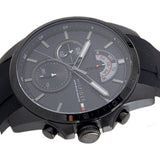 Buy Shop Tommy Hilfiger Decker Black Dial Black Rubber Strap Watch for Men - 1791352 USA Online