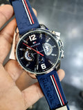 Buy Shop Tommy Hilfiger Decker Blue Dial Blue Rubber Strap Watch for Men - 1791476 USA Online