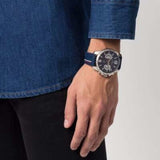 Buy Shop Tommy Hilfiger Decker Blue Dial Blue Rubber Strap Watch for Men - 1791476 USA Online