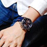 Buy Shop Tommy Hilfiger Decker Blue Dial Blue Rubber Strap Watch for Men - 1791476 USA Online