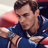Buy Shop Tommy Hilfiger Decker Blue Dial Blue Rubber Strap Watch for Men - 1791476 USA Online