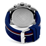 Buy Shop Tommy Hilfiger Decker Blue Dial Blue Rubber Strap Watch for Men - 1791476 USA Online