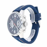 Buy Shop Tommy Hilfiger Decker Blue Dial Blue Rubber Strap Watch for Men - 1791476 USA Online