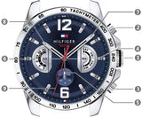 Buy Shop Tommy Hilfiger Decker Blue Dial Blue Rubber Strap Watch for Men - 1791476 USA Online