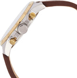 Buy Shop Tommy Hilfiger Decker Blue Dial Brown Leather Strap Watch for Men - 1791561 USA Online