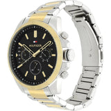 Buy Shop Tommy Hilfiger Decker Chronograph Black Dial Two Tone Steel Strap Watch for Men - 1791559 USA Online