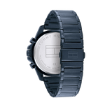 Buy Shop Tommy Hilfiger Decker Chronograph Blue Dial Blue Steel Strap Watch for Men - 1791560 USA Online