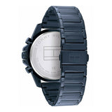 Buy Shop Tommy Hilfiger Decker Chronograph Blue Dial Blue Steel Strap Watch for Men - 1791560 USA Online