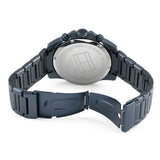 Buy Shop Tommy Hilfiger Decker Chronograph Blue Dial Blue Steel Strap Watch for Men - 1791560 USA Online