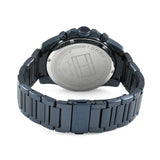 Buy Shop Tommy Hilfiger Decker Chronograph Blue Dial Blue Steel Strap Watch for Men - 1791560 USA Online